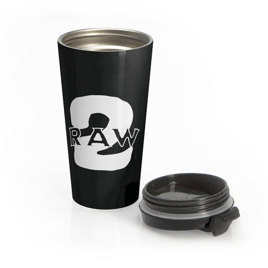 2Raw Stainless Steel Travel Mug