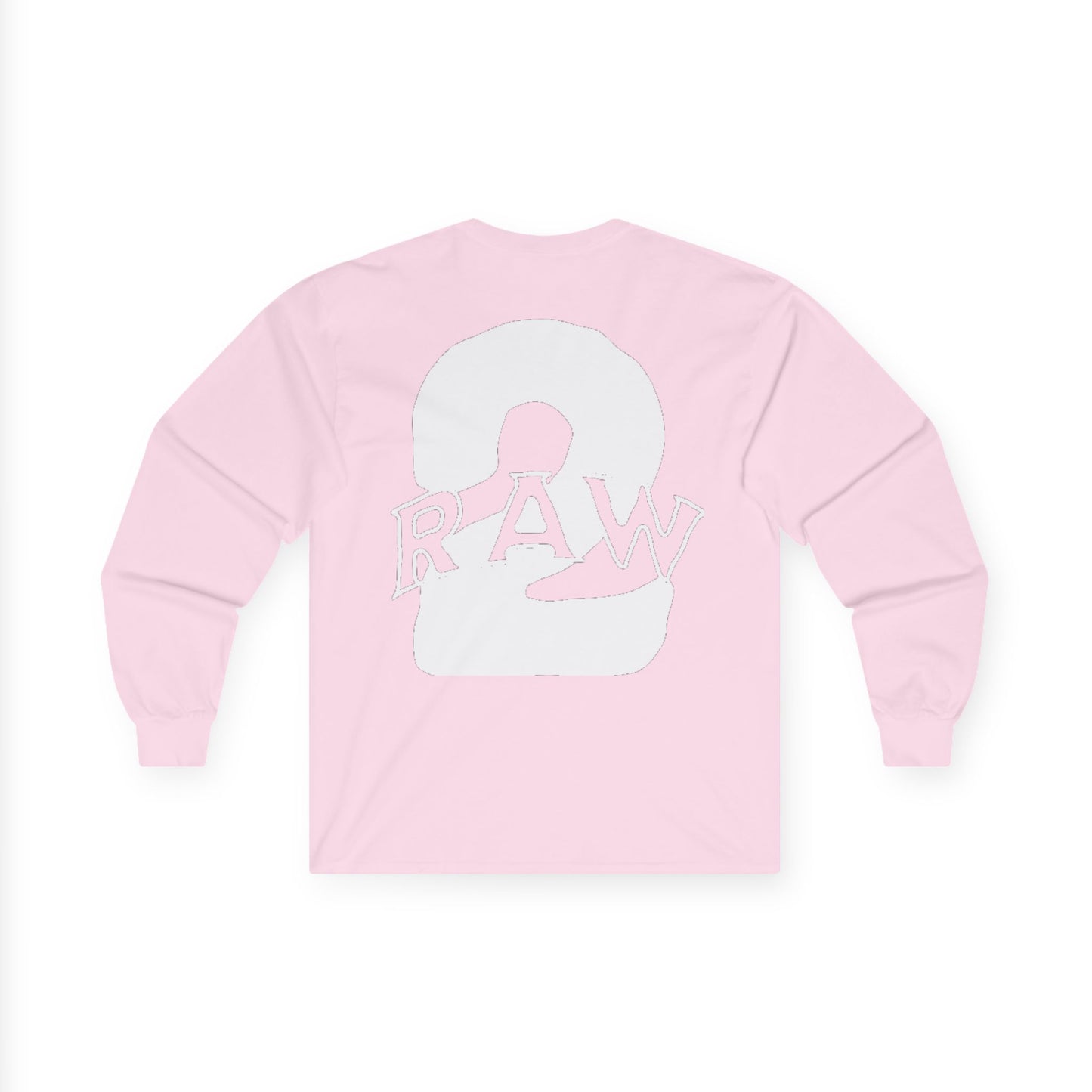 2Raw White Logo Long Sleeve Tee