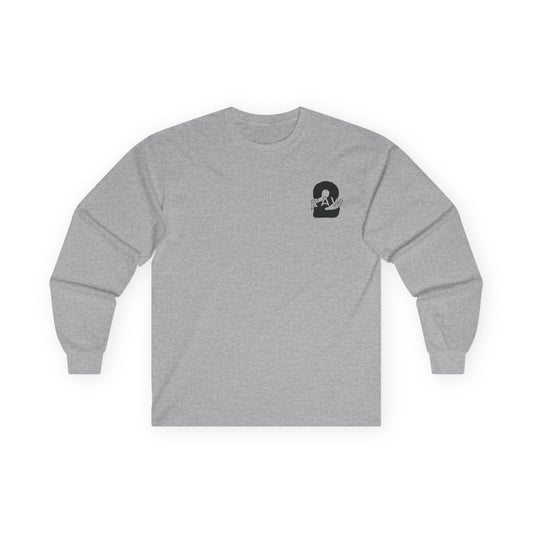 2Raw Black Logo Long Sleeve Tee