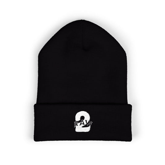 2Raw Embroidered Beanie