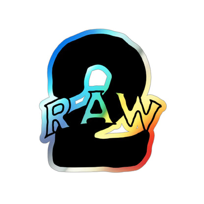 2Raw Holographic Die-Cut Stickers