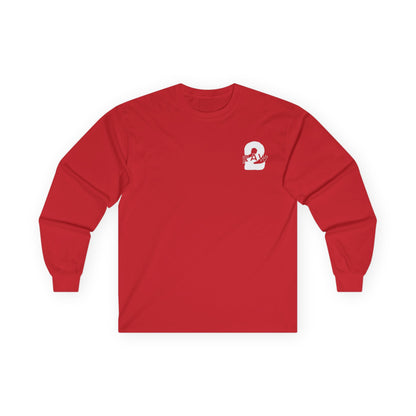 2Raw White Logo Long Sleeve Tee