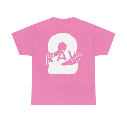 2Raw White Heavy Cotton T-Shirt