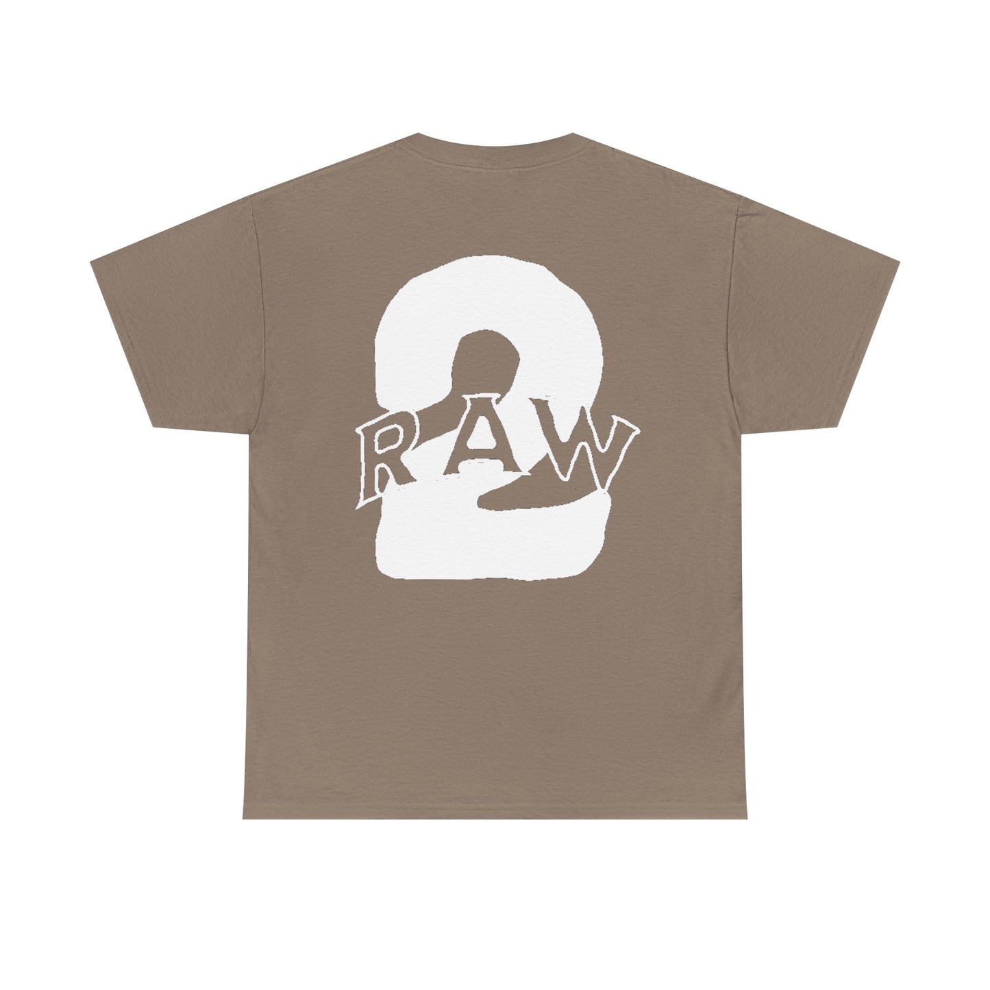 2Raw White Heavy Cotton T-Shirt