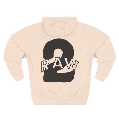 2Raw Black Logo Hoodie