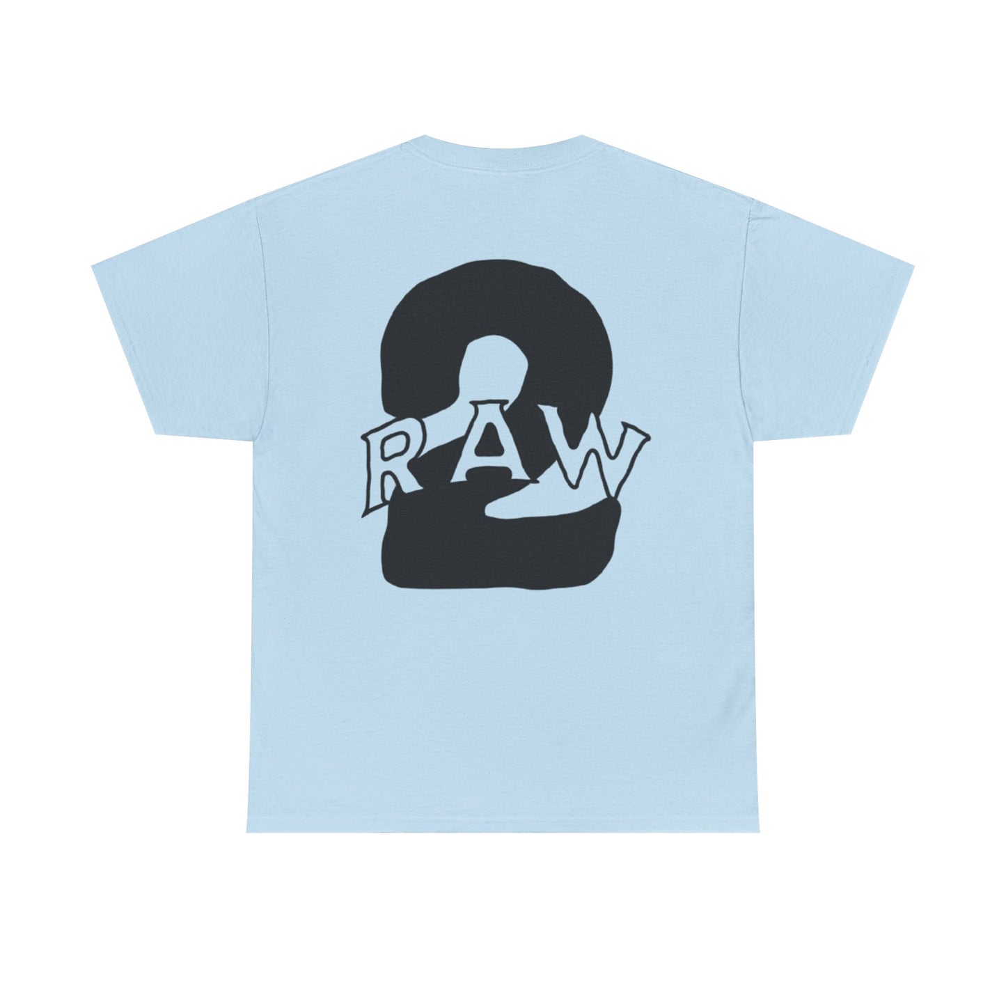 2Raw Black Heavy Cotton T-Shirt