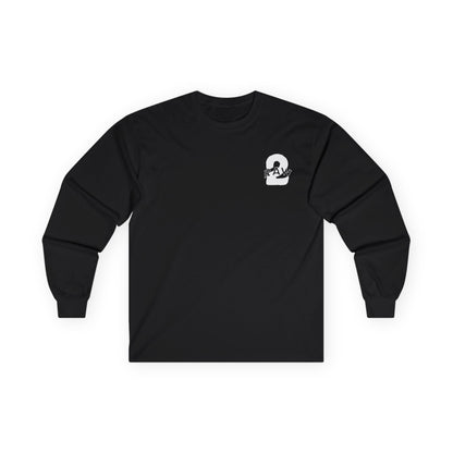 2Raw White Logo Long Sleeve Tee