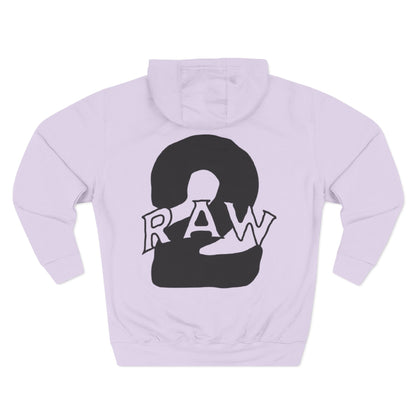 2Raw Black Logo Hoodie