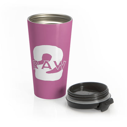 2Raw Stainless Steel Travel Mug