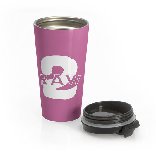 2Raw Stainless Steel Travel Mug