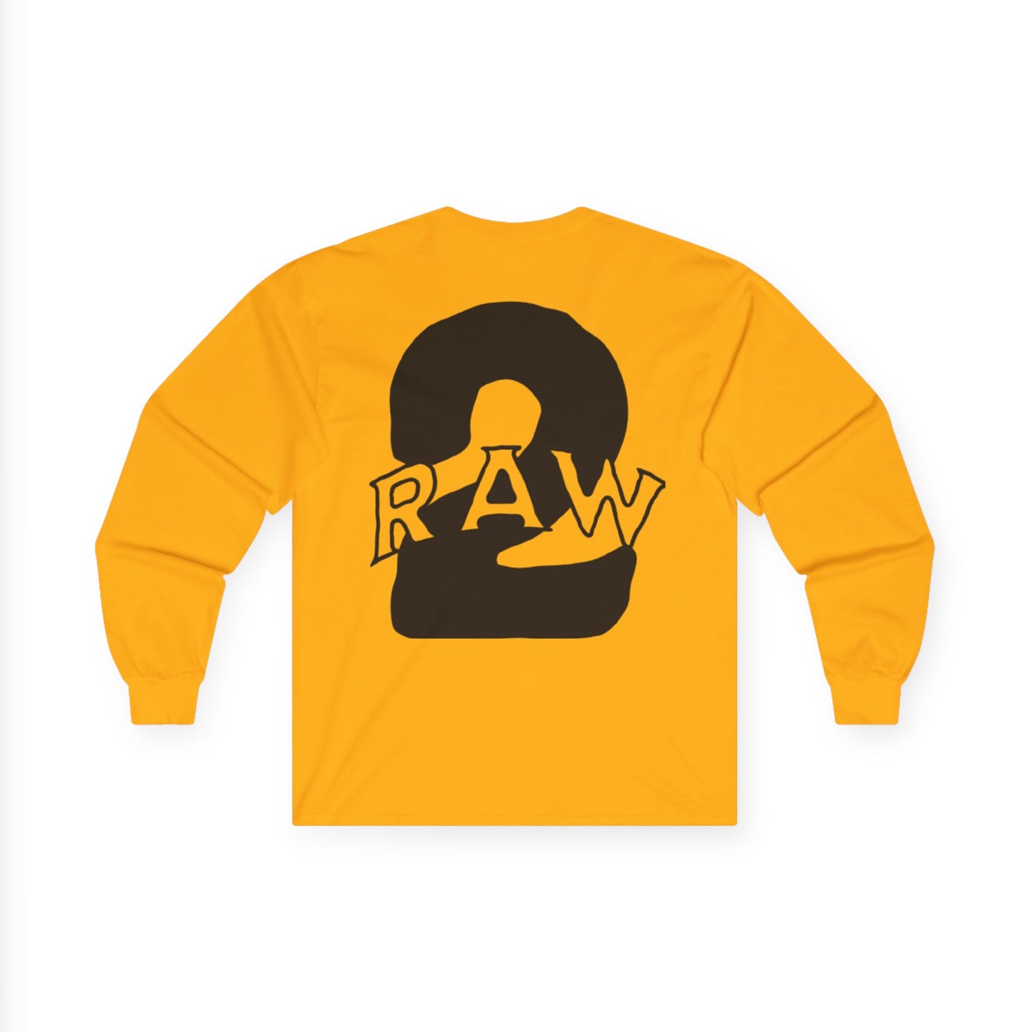 2Raw Black Logo Long Sleeve Tee