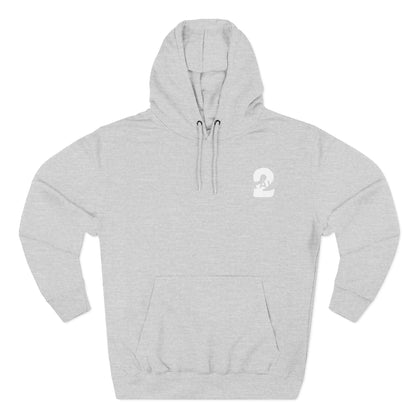 2Raw White Logo Hoodie