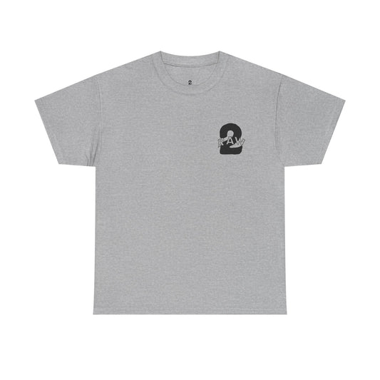 2Raw Black Heavy Cotton T-Shirt