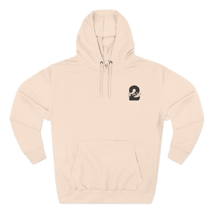 2Raw Black Logo Hoodie
