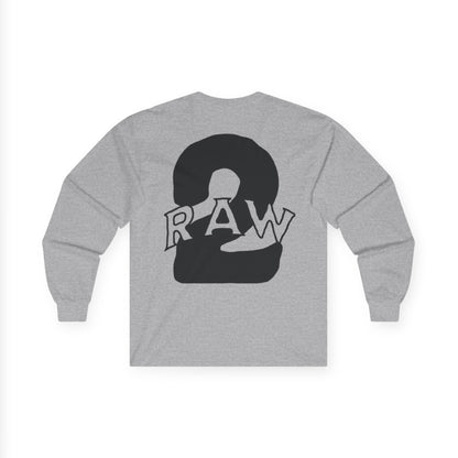 2Raw Black Logo Long Sleeve Tee