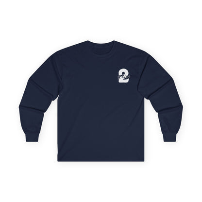 2Raw White Logo Long Sleeve Tee