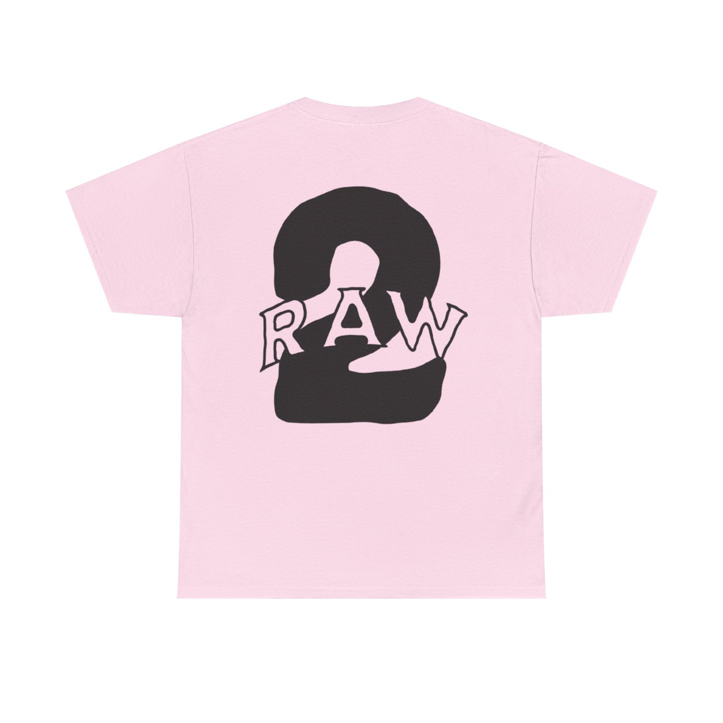2Raw Black Heavy Cotton T-Shirt