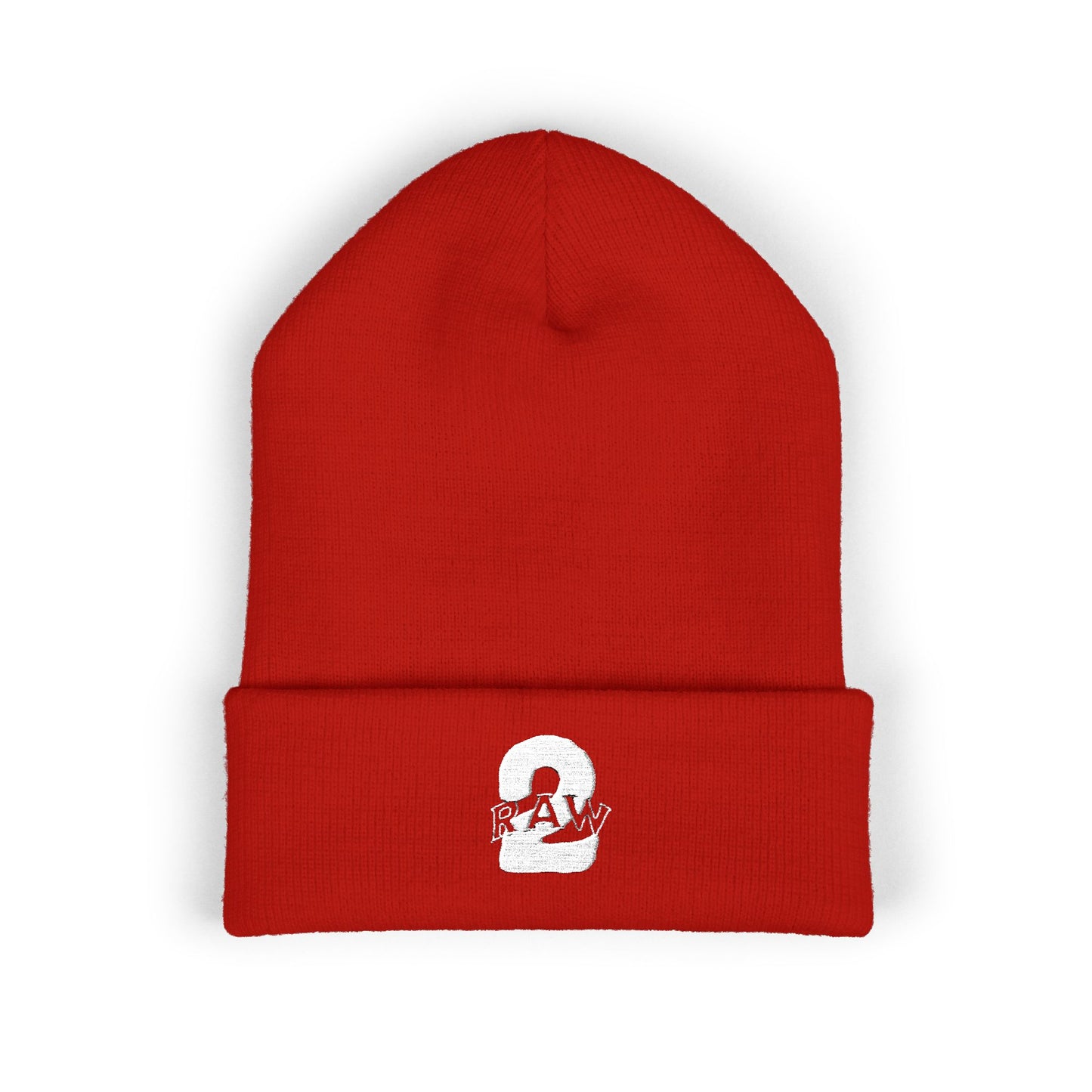 2Raw Embroidered Beanie