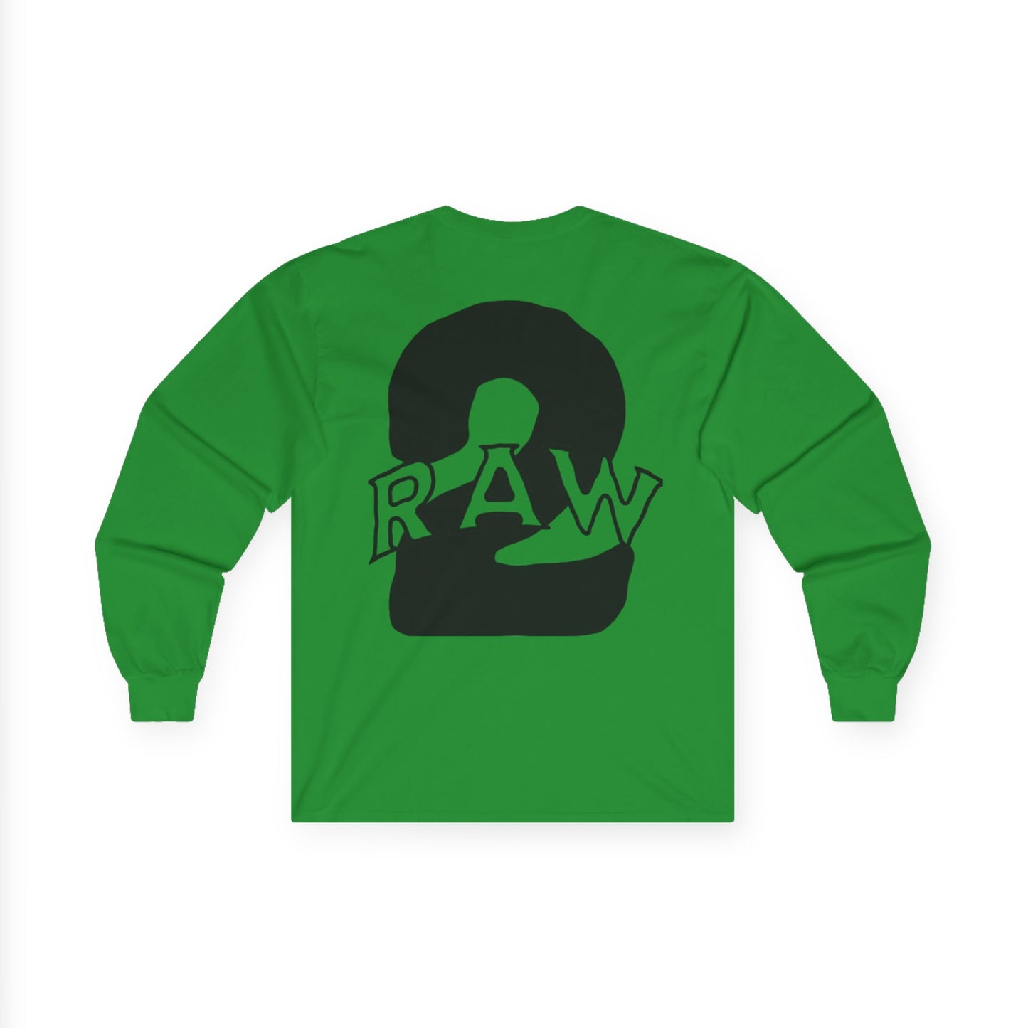 2Raw Black Logo Long Sleeve Tee