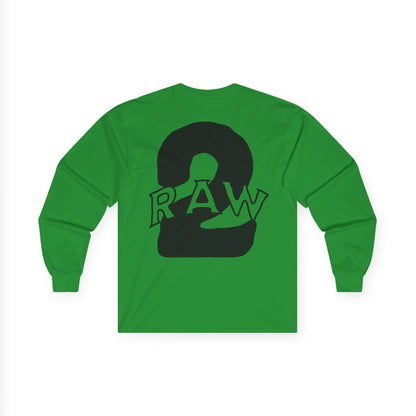2Raw Black Logo Long Sleeve Tee