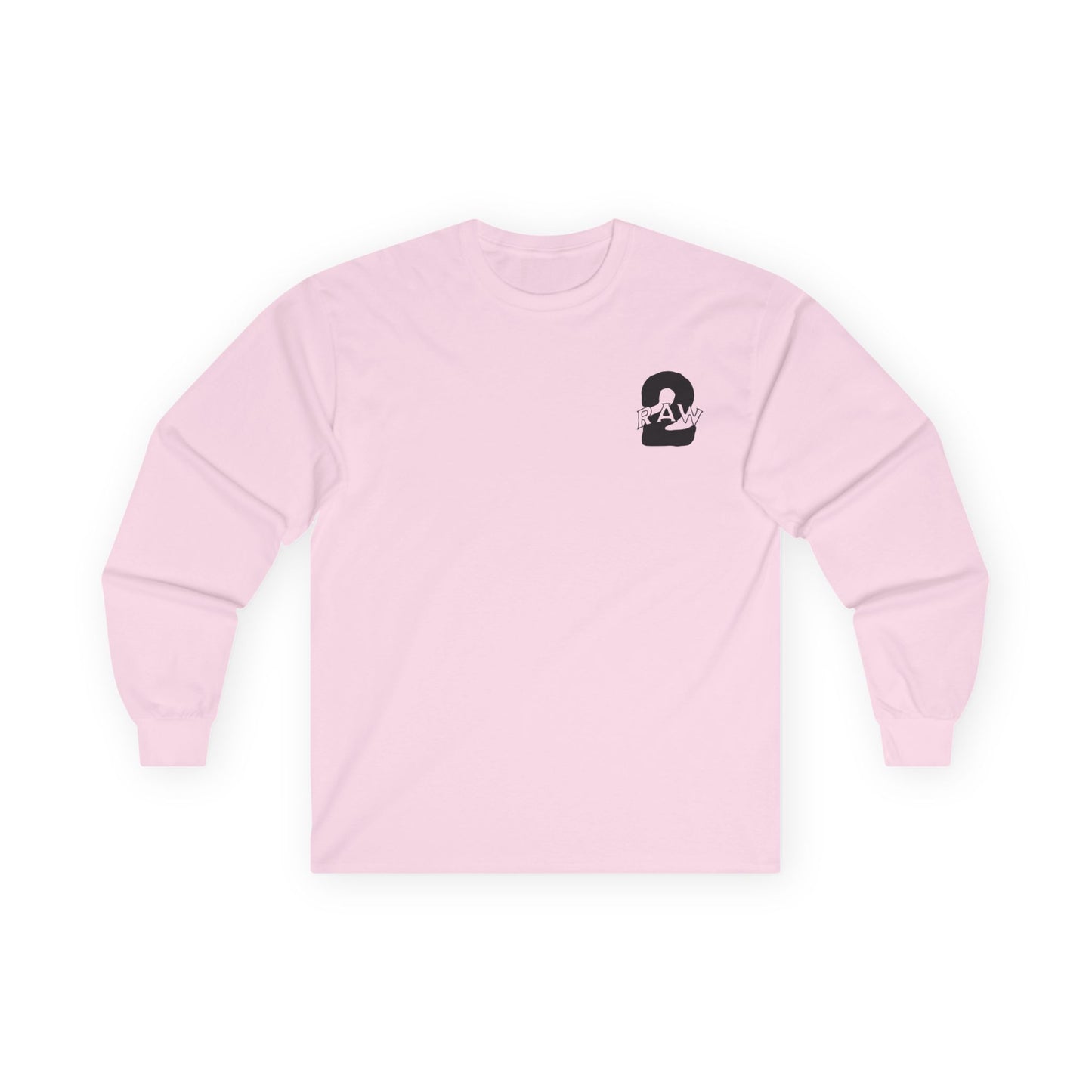 2Raw Black Logo Long Sleeve Tee