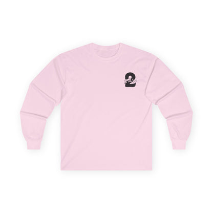 2Raw Black Logo Long Sleeve Tee