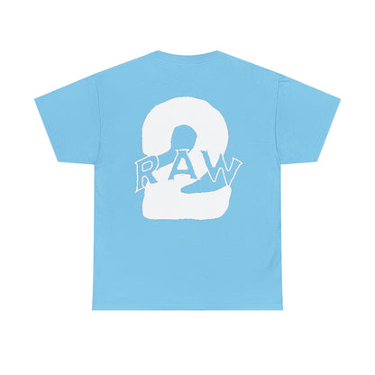 2Raw White Heavy Cotton T-Shirt