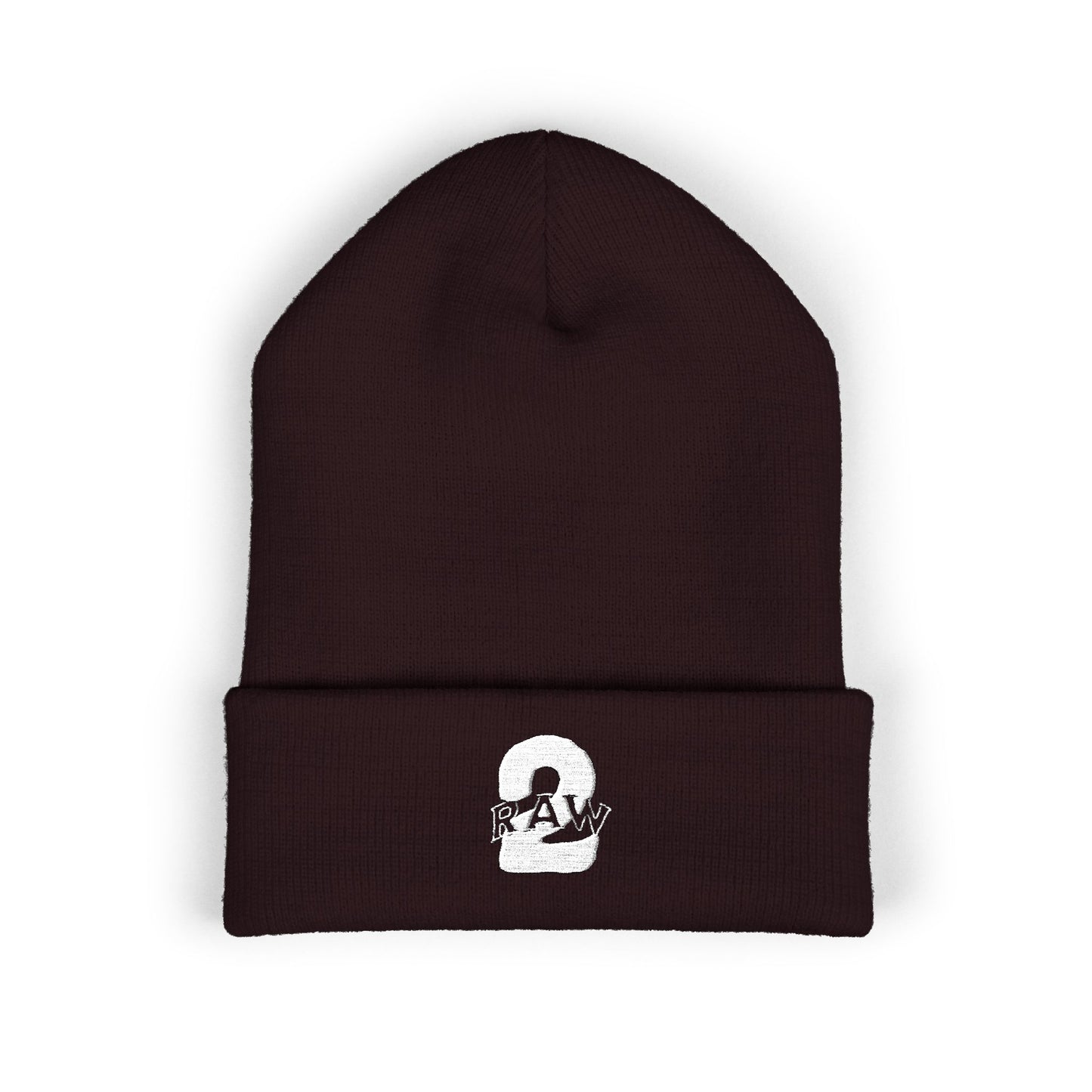 2Raw Embroidered Beanie