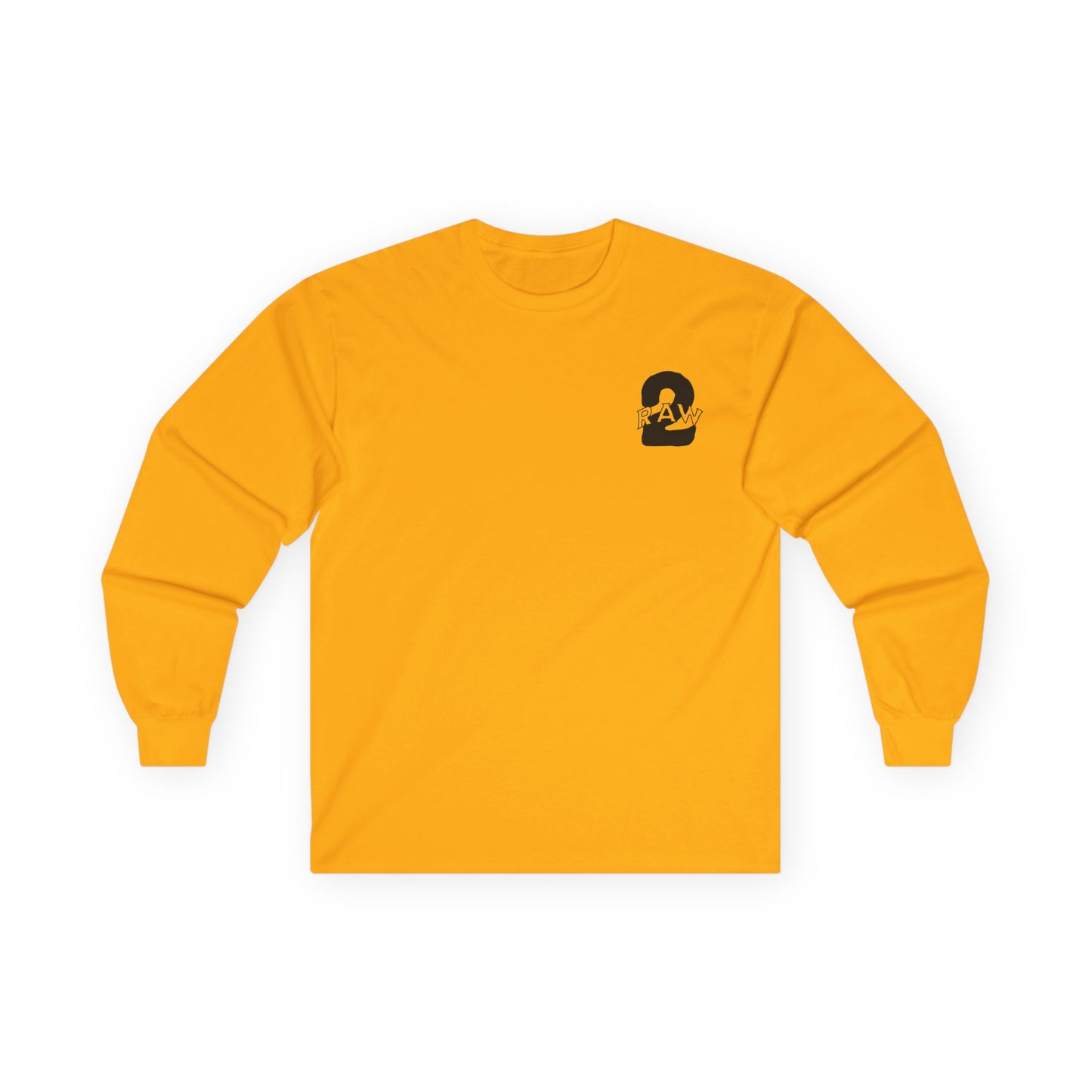 2Raw Black Logo Long Sleeve Tee