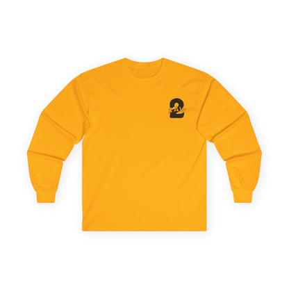 2Raw Black Logo Long Sleeve Tee
