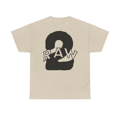 2Raw Black Heavy Cotton T-Shirt