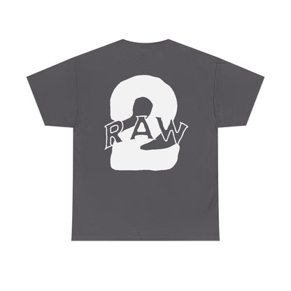 2Raw White Heavy Cotton T-Shirt