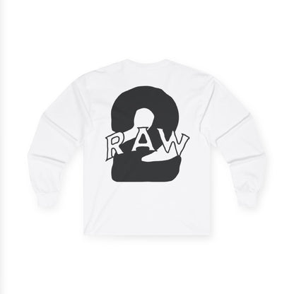 2Raw Black Logo Long Sleeve Tee