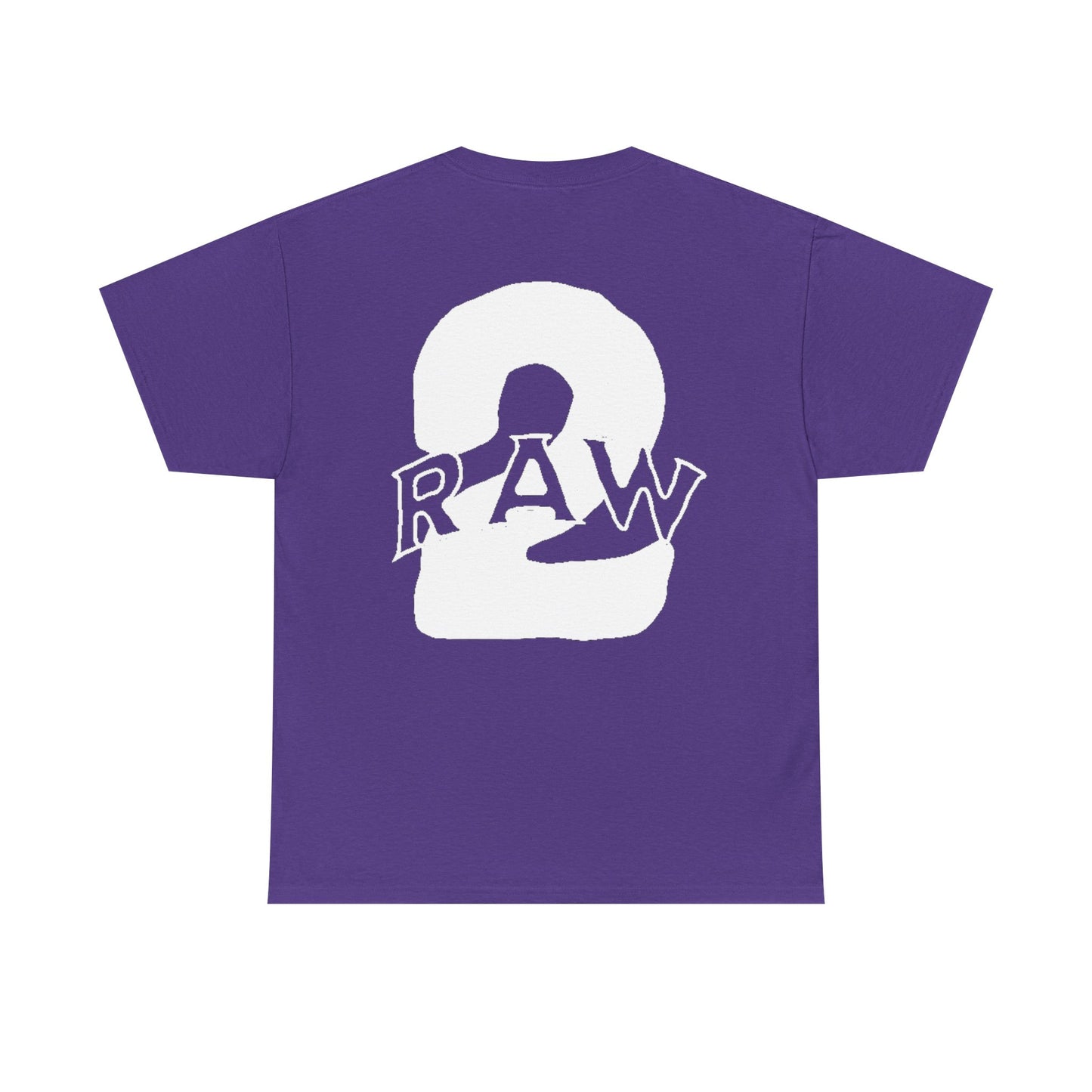 2Raw White Heavy Cotton T-Shirt