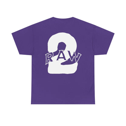 2Raw White Heavy Cotton T-Shirt