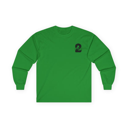 2Raw Black Logo Long Sleeve Tee