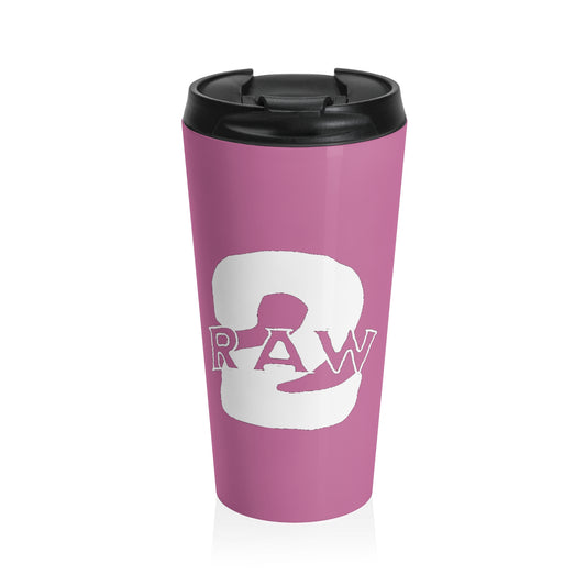 2Raw Stainless Steel Travel Mug