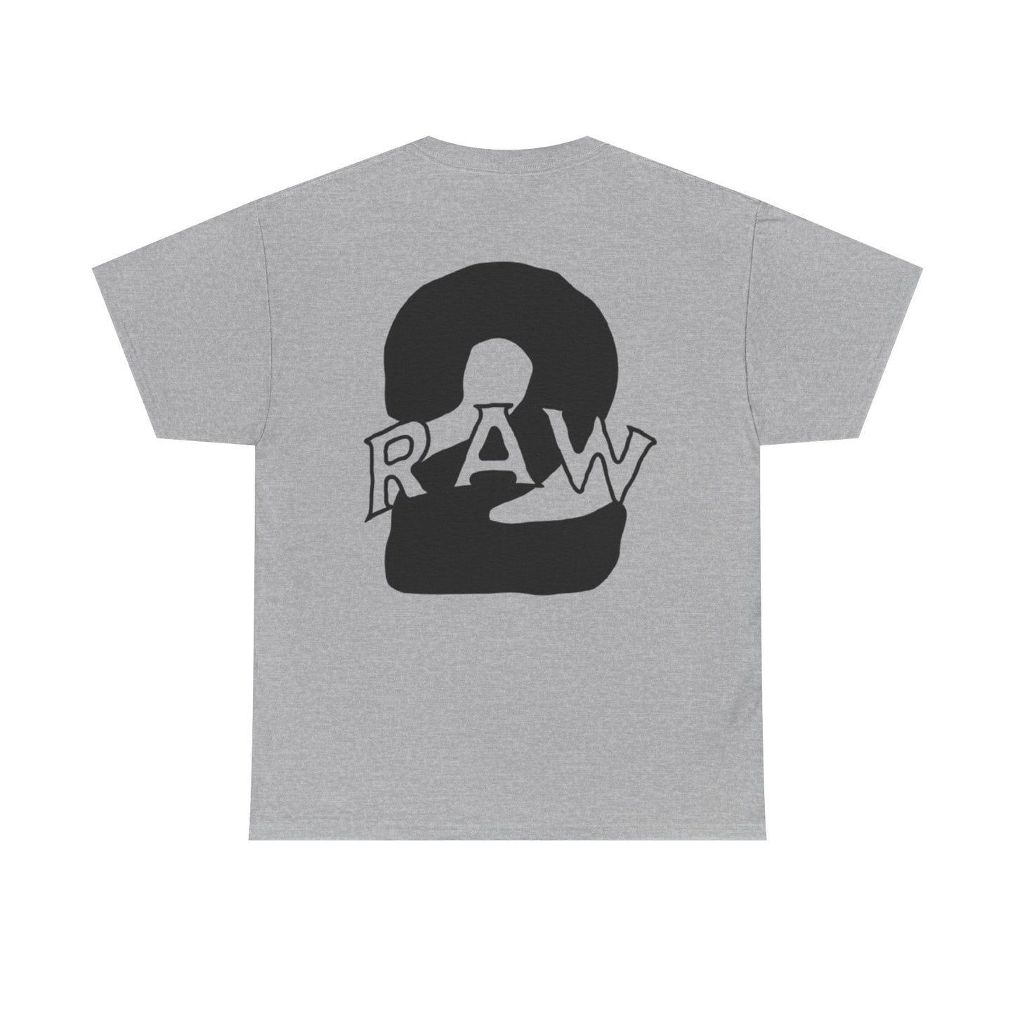 2Raw Black Heavy Cotton T-Shirt