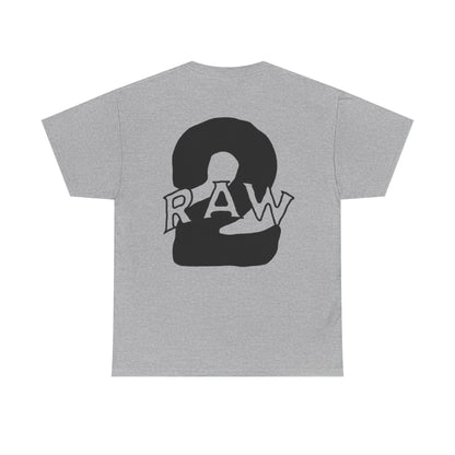 2Raw Black Heavy Cotton T-Shirt