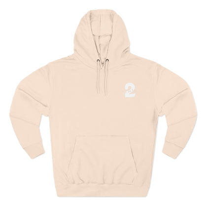 2Raw White Logo Hoodie